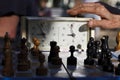 Chess. Playing time Royalty Free Stock Photo