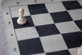 Chess promotion, pawn almost promoted.
