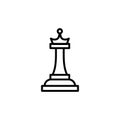 Chess Queen Icon Set Strategy Game Illustrations for Board Game Enthusiasts Royalty Free Stock Photo