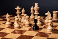 Chess racism Royalty Free Stock Photo