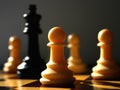 Chess scenario II Royalty Free Stock Photo