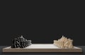 Chess set side view, Competition, game, war, emulation and planning concept, 3D