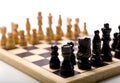 Chess Set on white Background Royalty Free Stock Photo