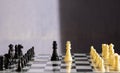 Chess - a strategic game Royalty Free Stock Photo
