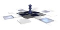 Chess strategy Royalty Free Stock Photo