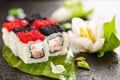 Chess Sushi Roll Royalty Free Stock Photo