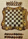 Chess table in museum