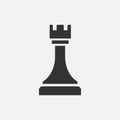 Chess vector illustration icon. king, game isolated symbol Royalty Free Stock Photo