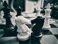 Chess which can be imagine as your own life also Royalty Free Stock Photo