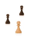 Chess on a white background