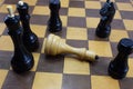 Chess, the white king lost