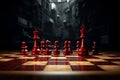 Chessboard battleground USA and China clash in a strategic match