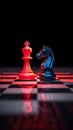 Chessboard battleground USA and China clash in a strategic match