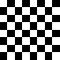 Chessboard or checker board seamless pattern in black and white. Checkered board for chess or checkers game. Strategy Royalty Free Stock Photo