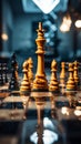 The chessboard reveals a triumphant business