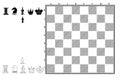 Chessboard with a set of Pieces