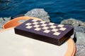 CHESSBOARD on a table Royalty Free Stock Photo