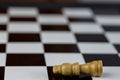 Chesspiece Horizontal on Chessboard