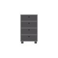 chest of drawers flat icon. Element of furniture colored icon for mobile concept and web apps. Detailed chest of drawers flat icon