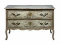 Chest of drawers old original antique Europeanhand made and pai Royalty Free Stock Photo