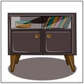 A chest of drawers. Wardrobe. Regiment. Furniture for the kitchen. Furniture. Kitchen. Interior. Set about design and everyday obj