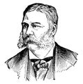 Chester Alan Arthur, vintage illustration