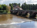CHESTER CHESHIRE/UK - SEPTEMBER 16 : Bridge over the River Dee a Royalty Free Stock Photo