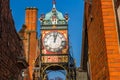 Chester, England, The Eastgate Clock, landscape Royalty Free Stock Photo