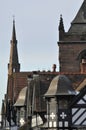 Chester rooftops Royalty Free Stock Photo