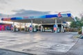 Tesco petrol filling station forecourt