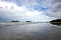 Chesterman Beach near Tofino Royalty Free Stock Photo