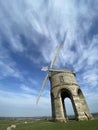 Chesterton windmill leamington spa on top,of a hill , common sails Royalty Free Stock Photo