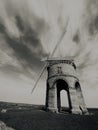 Chesterton windmill leamington spa on top,of a hill , common sails