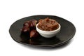 Chestnut Puree Isolated, Marrons Cream, Spread, Jam Royalty Free Stock Photo