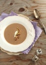 Chestnut soup Royalty Free Stock Photo