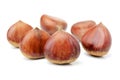 Chestnuts group Royalty Free Stock Photo