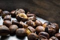 Chestnuts roasted