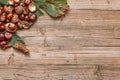 Chestnuts on a table