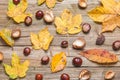 Chestnuts on a table