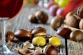 Chestnuts and wine