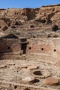 Chetro Ketl Kiva at Chaco Canyon Royalty Free Stock Photo