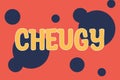 Cheugy lettering
