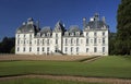 Cheverny Castle Chateau and Blue Sky