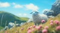 Cheviot: An Animated Sheep In Studio Ghibli Style