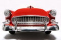 Chevrolet 1955 metal scale toy car fisheye front #2 Royalty Free Stock Photo