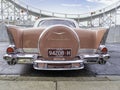 1957 Chevrolet Bel Air, back view. Royalty Free Stock Photo