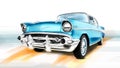 Chevrolet Bel Air Royalty Free Stock Photo