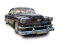 Chevrolet Bel Air hardtop coupe. White background