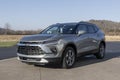 Chevrolet Blazer display at a dealership. Chevy also offers the Blazer in 2LT, 3LT and RS models