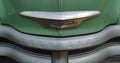 Chevrolet bonnet logo and grill of classic pickup